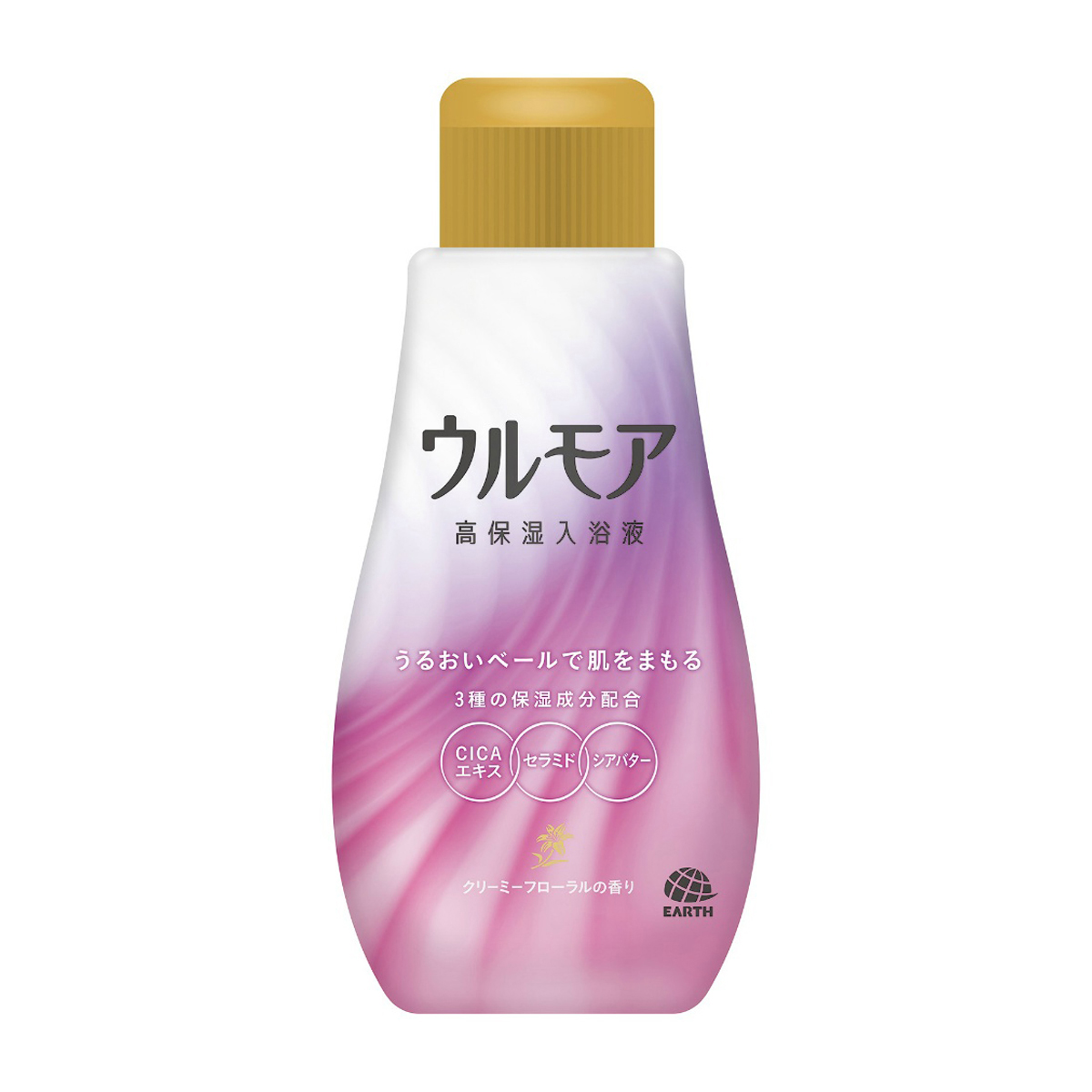 アース製薬　ウルモア　高保湿入浴液　クリーミーフローラルの香り　６００ｍＬ