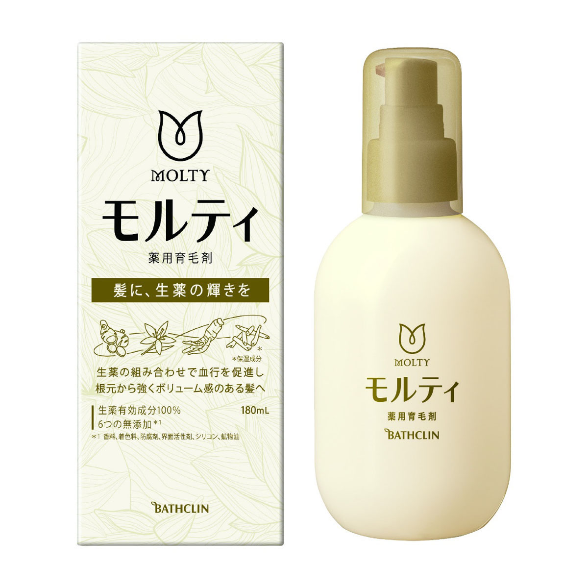 バスクリン　モルティ　薬用育毛剤　１８０ｍＬ