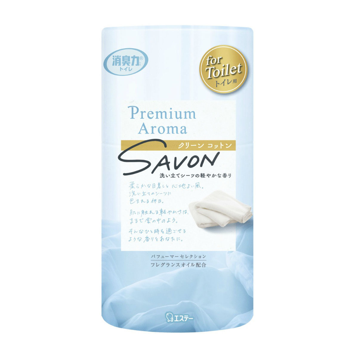 エステー　トイレの消臭力　Ｐｒｅｍｉｕｍ　Ａｒｏｍａ　クリーンコットン　４００ｍＬ