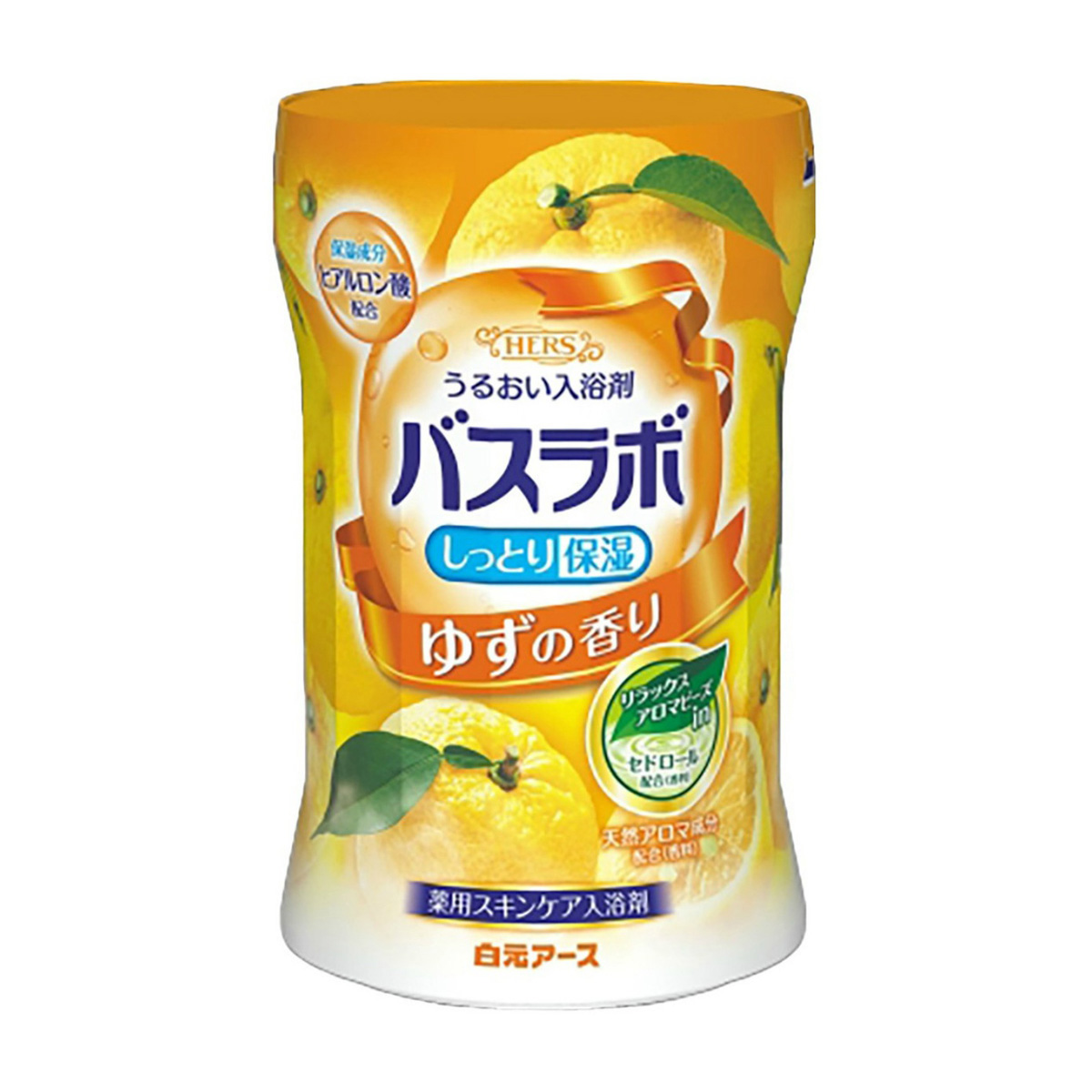 白元アース　ＨＥＲＳバスラボボトル　ゆずの香り　５４０Ｇ