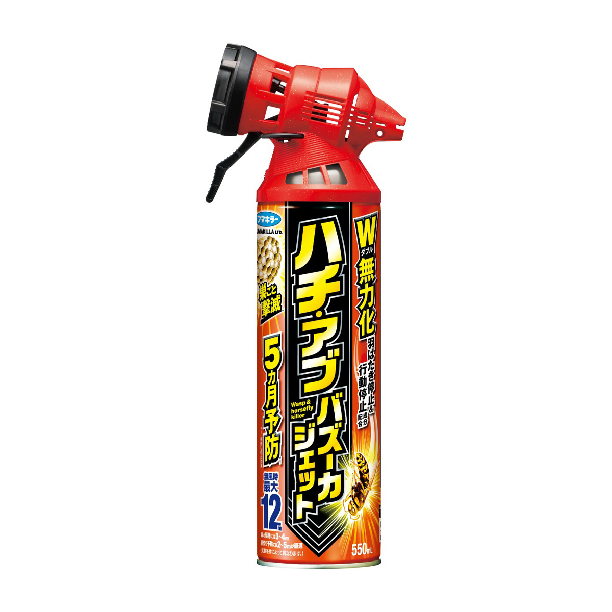 フマキラー　ハチ・アブバズーカジェット　５５０ｍＬ