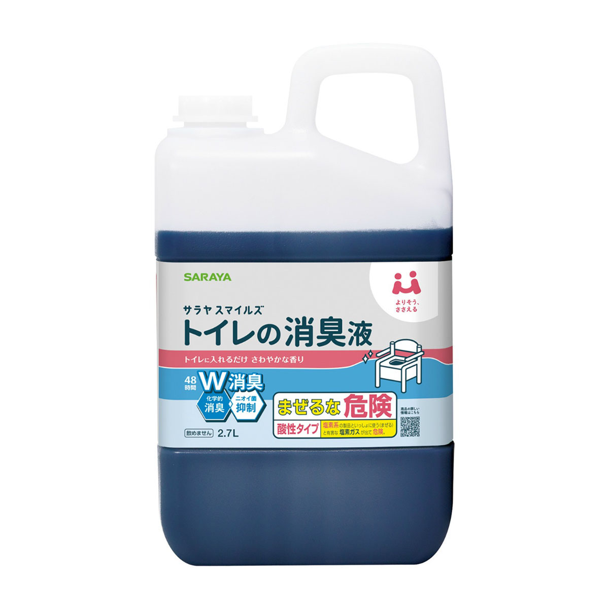 サラヤ　サラヤスマイルズ　トイレの消臭液　２７００ｍＬ
