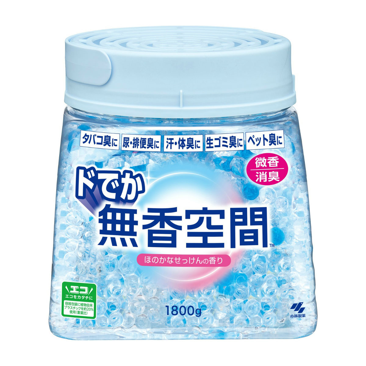 小林製薬　ドでか無香空間　ほのかなせっけん　１８００Ｇ