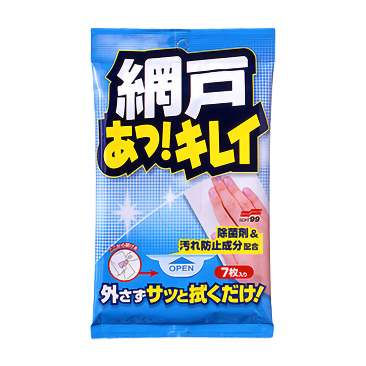 ソフト９９コーポレーション　網戸　あっ　キレイ　７枚入