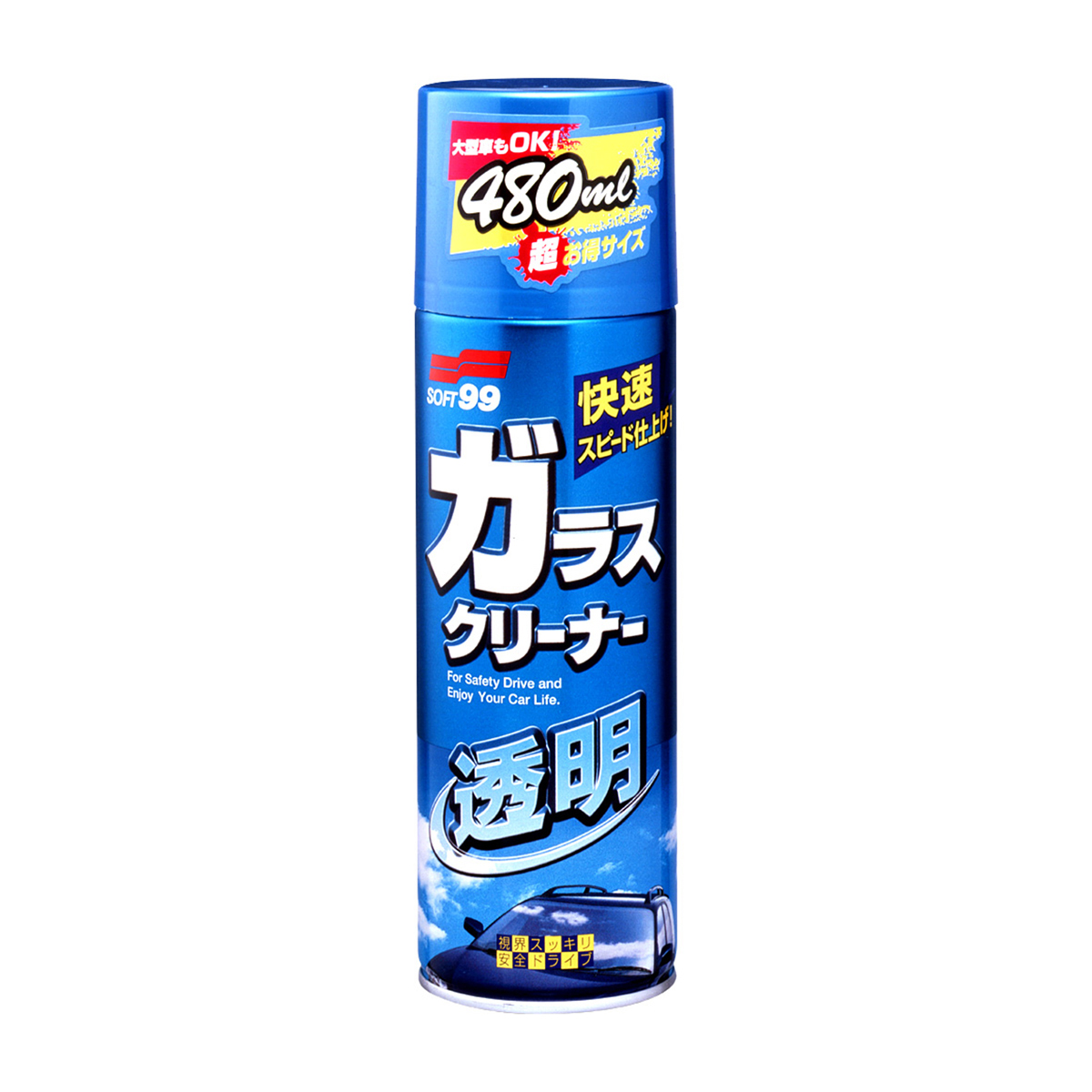 ソフト９９コーポレーション　ガラスクリーナー透明４８０ＭＬ
