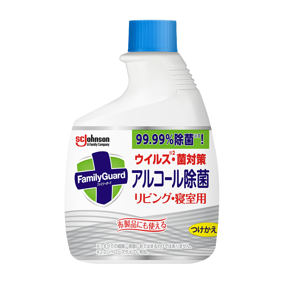 ジョンソン　ファミリーガード　アルコール除菌　リビング・寝室用　付替　４００ＭＬ