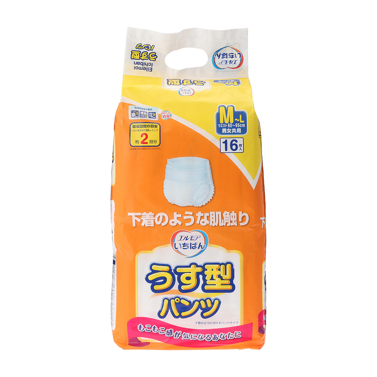 カミ商事　いちばんうす型パンツＭＬ　１６枚