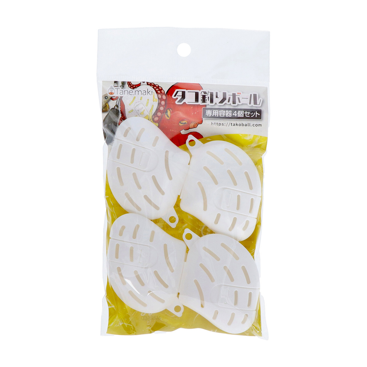 ウエ・ルコ　タコ釣りボール専用容器４個セット
