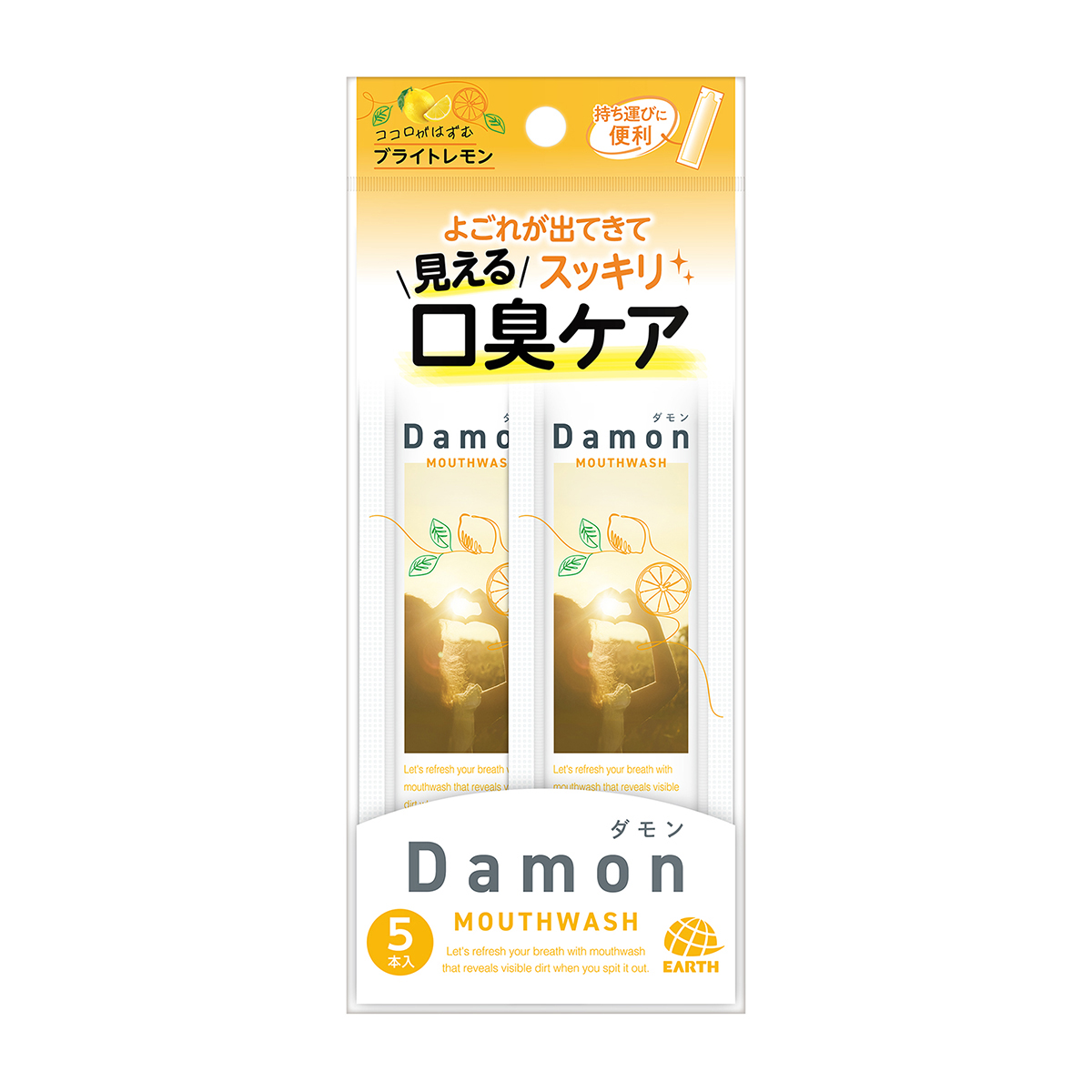 アース　ダモン　ブライトレモン　１２ｍｌ５本入