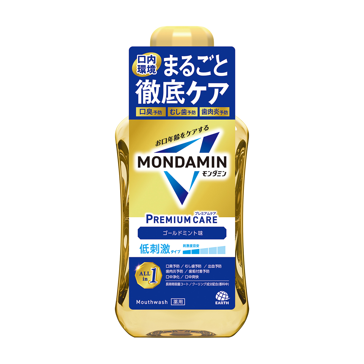 アース　モンダミン　プレミアムケア　ゴールドミント　６００ｍｌ