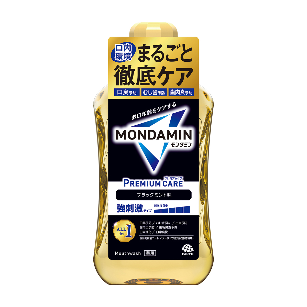 アース　モンダミン　プレミアムケア　ブラックミント　１０００ｍｌ