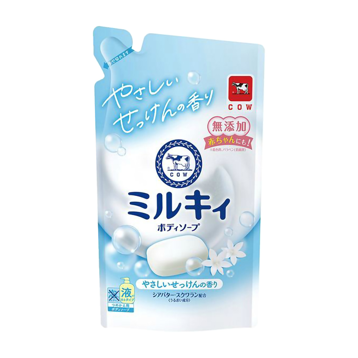 ミルキィボディソープ せっけんの香り つめかえ用 360mL | かぜと