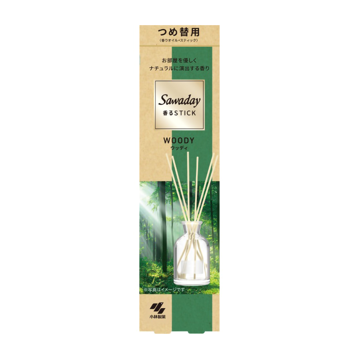 Sawaday香るStick ウッディ つめ替え用 70mL | かぜとゆきオンライン
