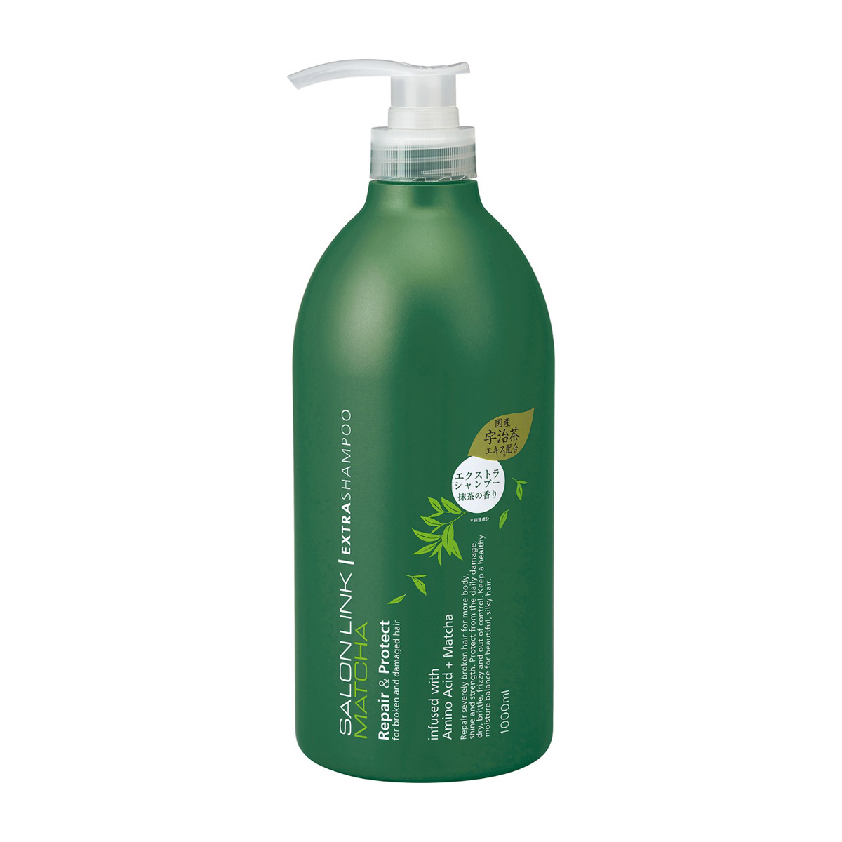 サロンリンク エクストラ シャンプー 抹茶の香り 1000ml | かぜとゆき