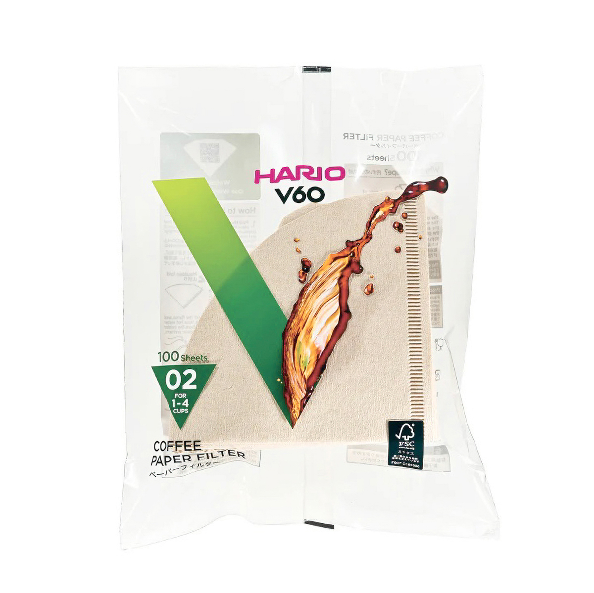 V60用ペーパーフィルター02 M 100枚