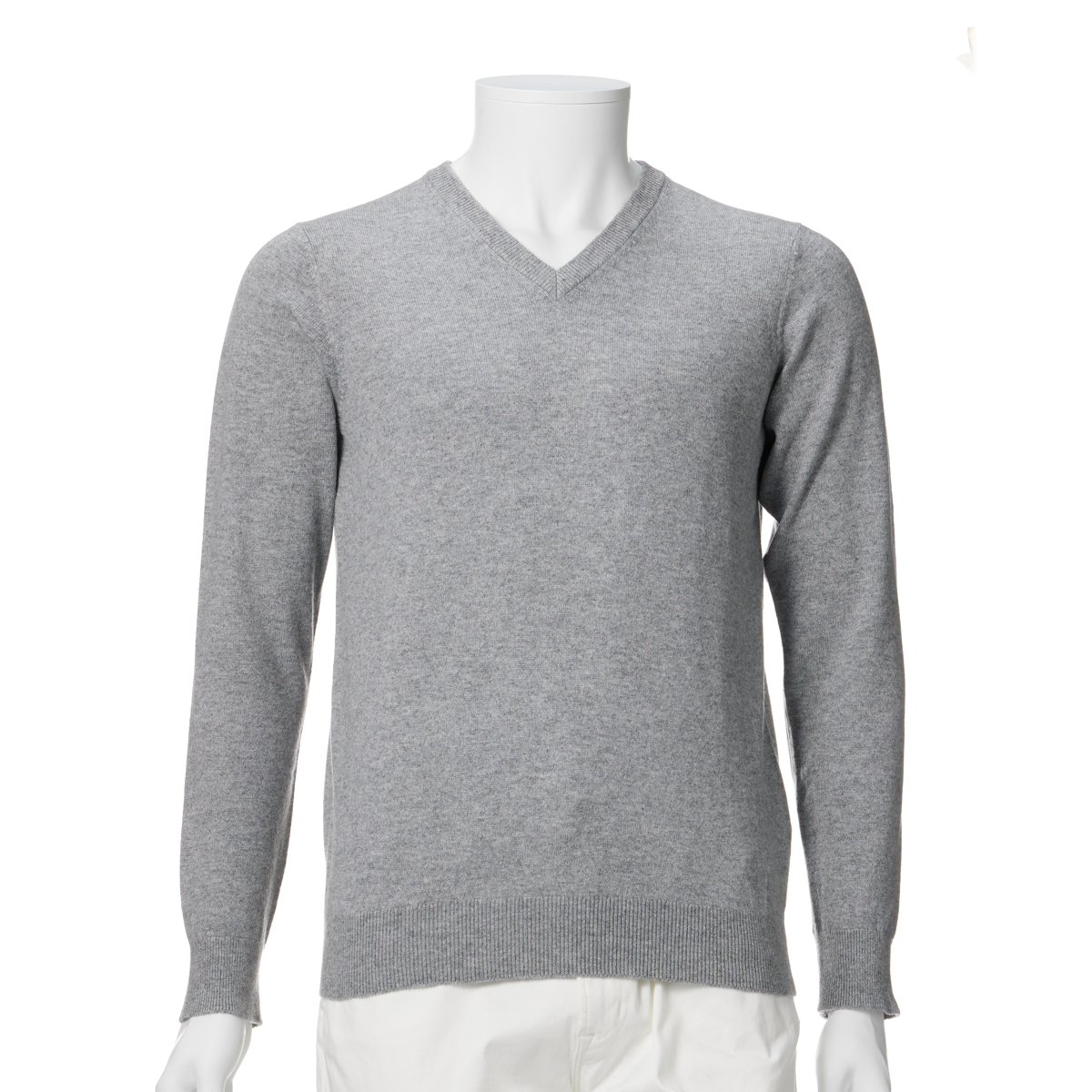 Vネック　カシミヤ１００％セーター M,L