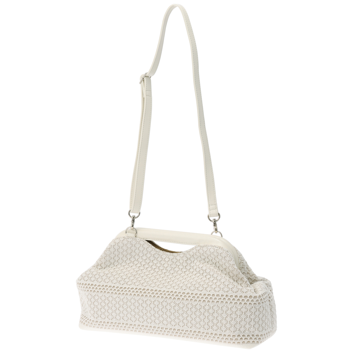 【YOUTOWA】和紙レース編みクラッチバッグ