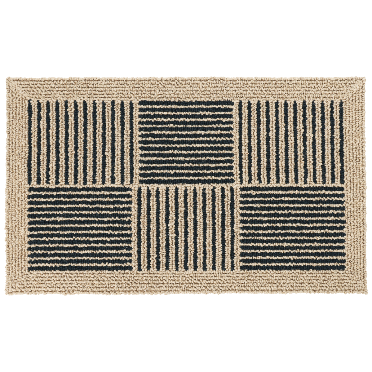 【穂積繊維工業】麻とウールのミニマット