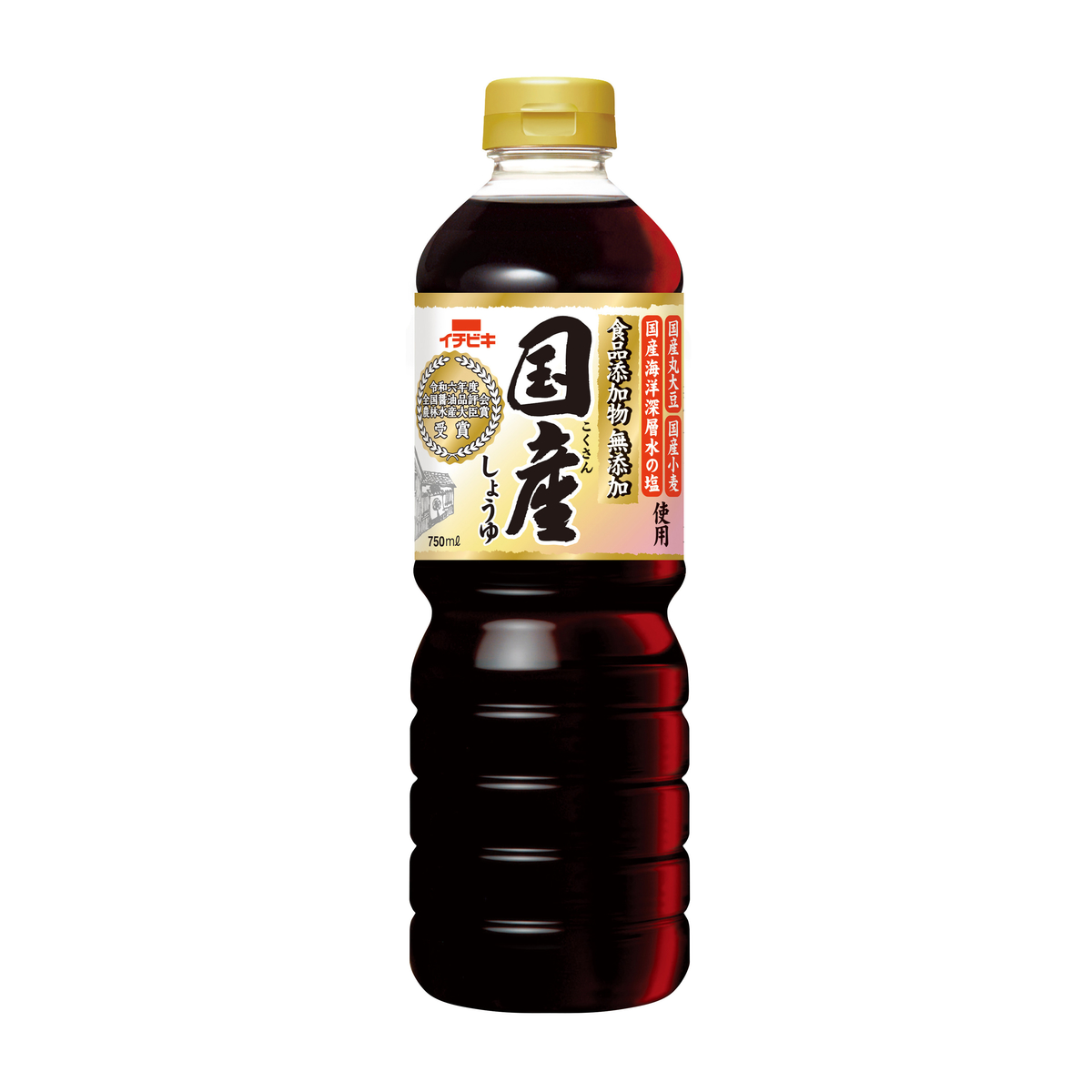 無添加国産しょうゆ 750ml