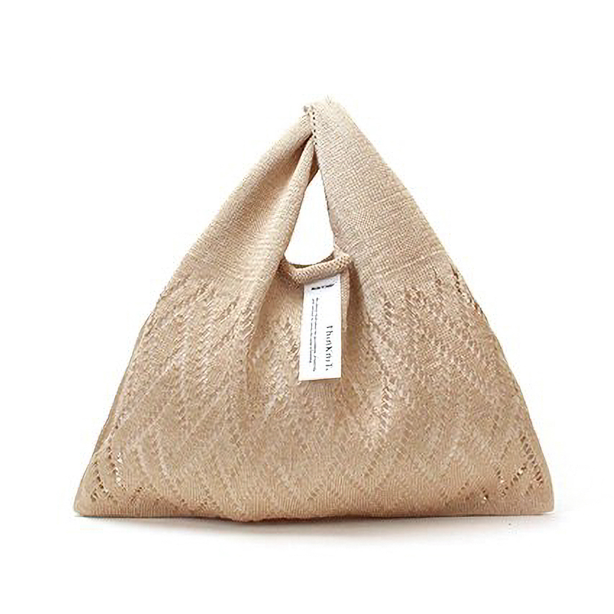 【ThinKniT】 マルシェバック トライアングル ダイヤ