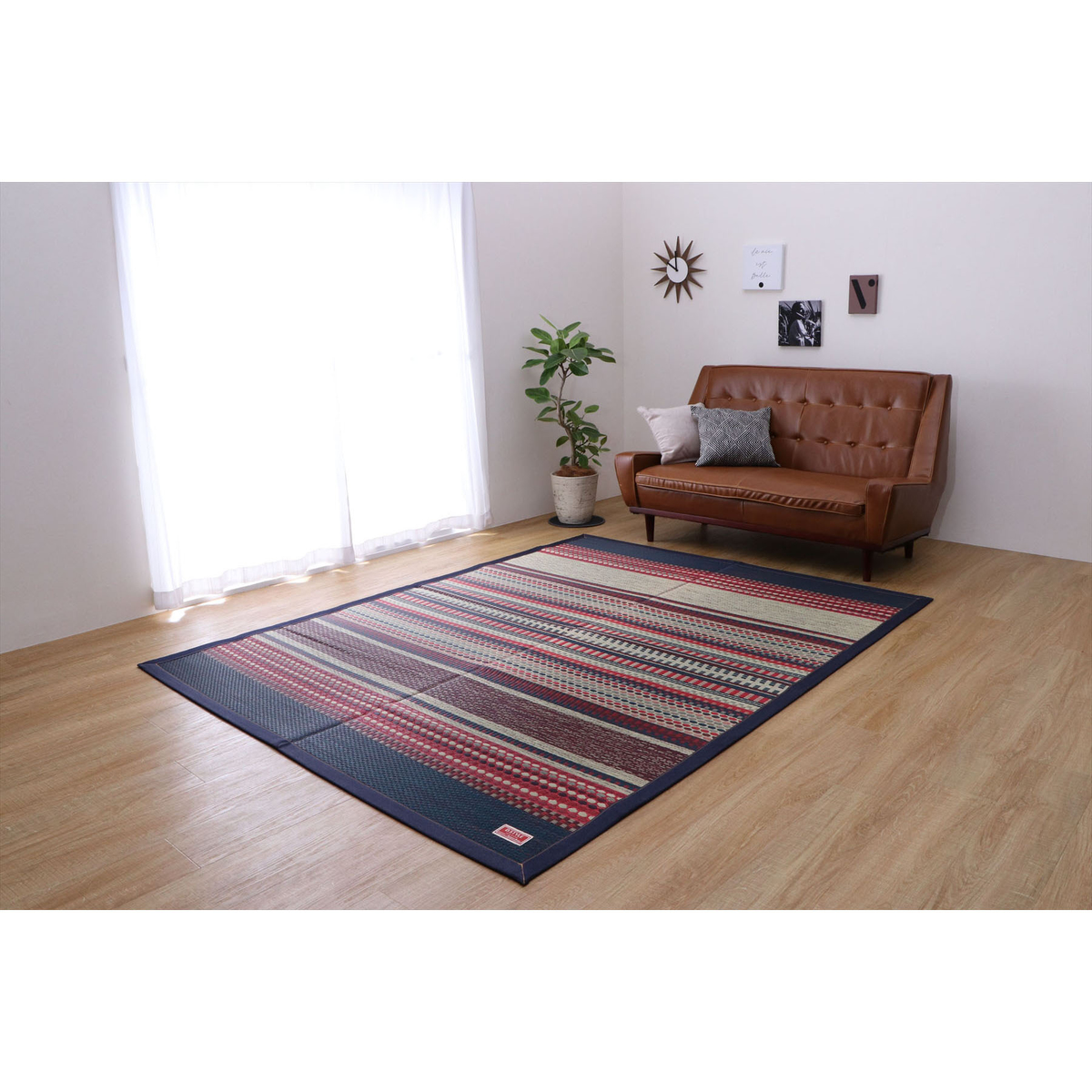 広島デニムDXラルフラグ＿ブルー＿140×200