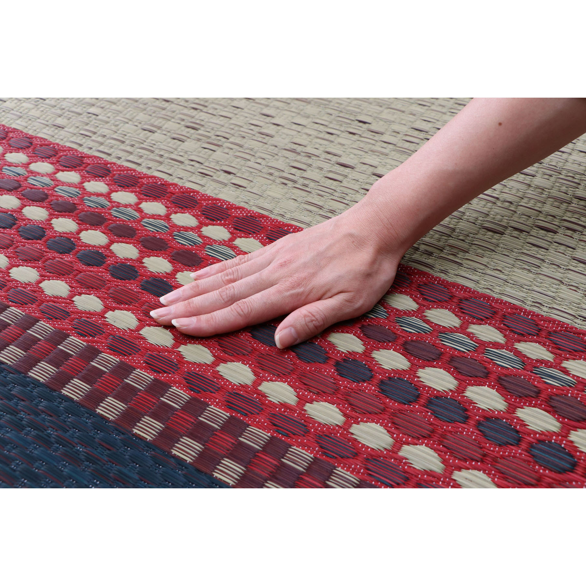 広島デニムDXラルフラグ＿ブルー＿140×200