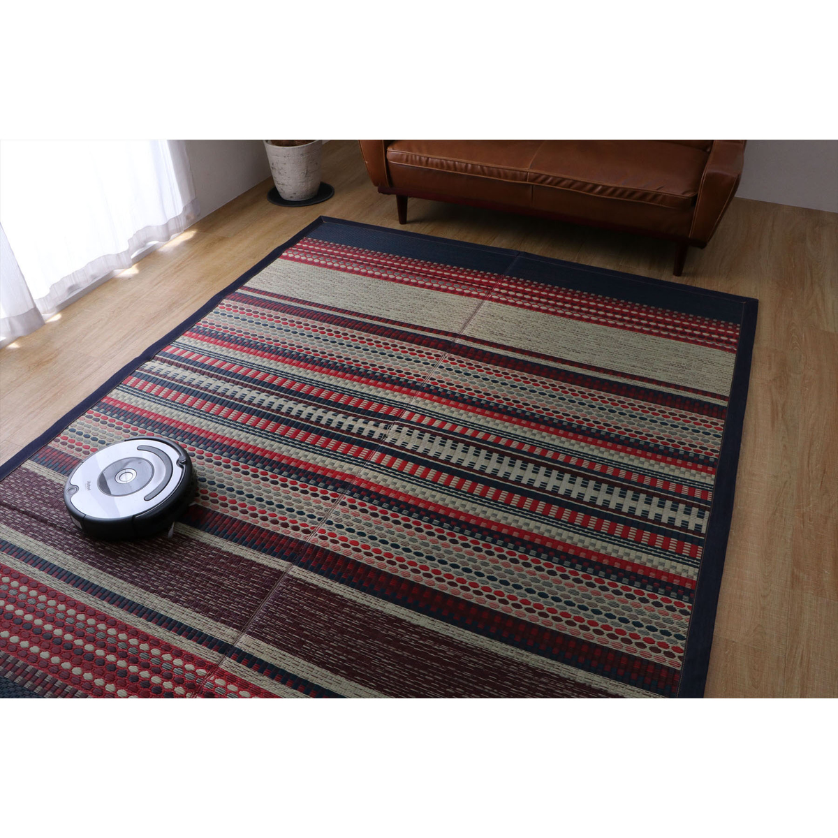 広島デニムDXラルフラグ＿ブルー＿140×200