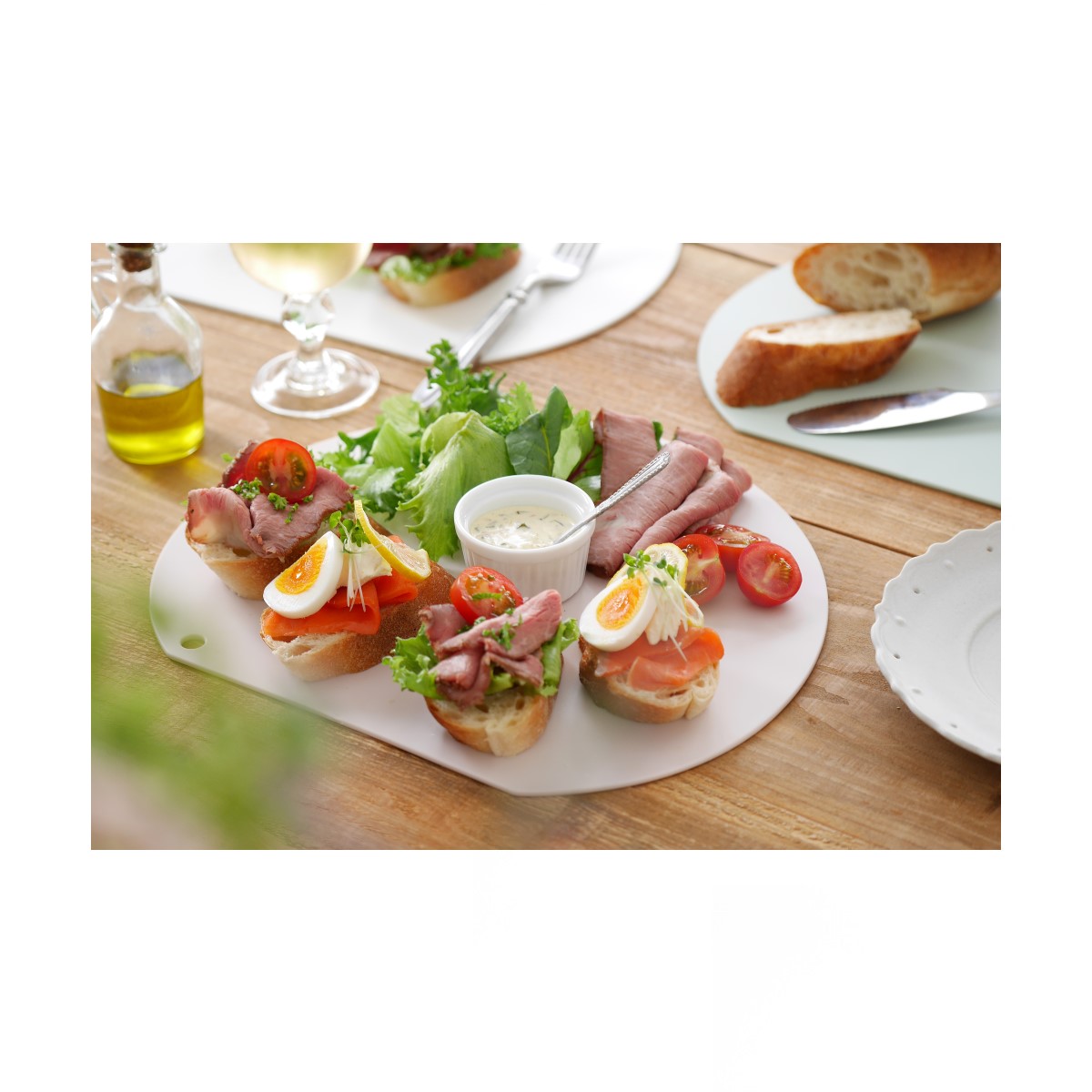 刃当たりなめらか抗菌まな板（ワイド）