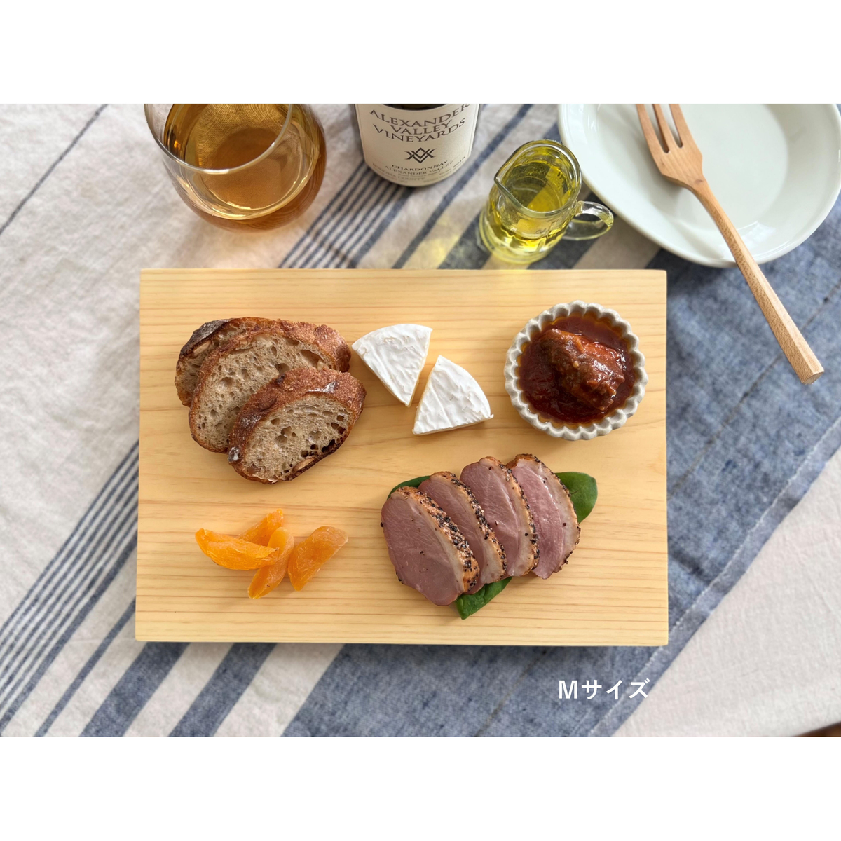 ヒノキの一枚板でつくる木のお皿　Mサイズ