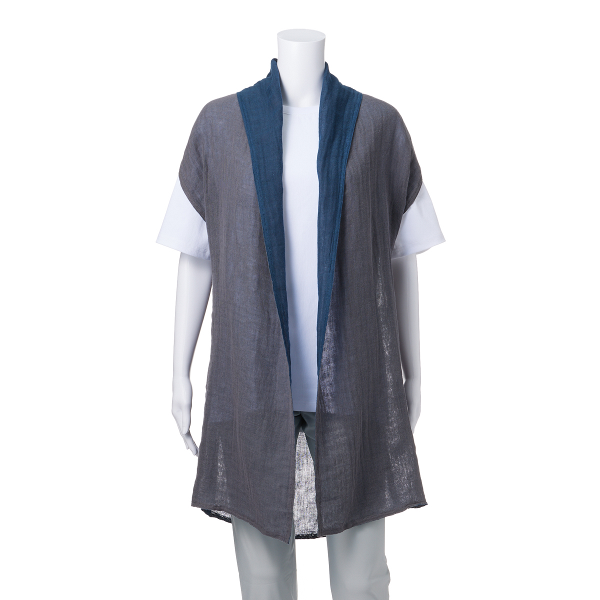 かやショールベスト（ロング）