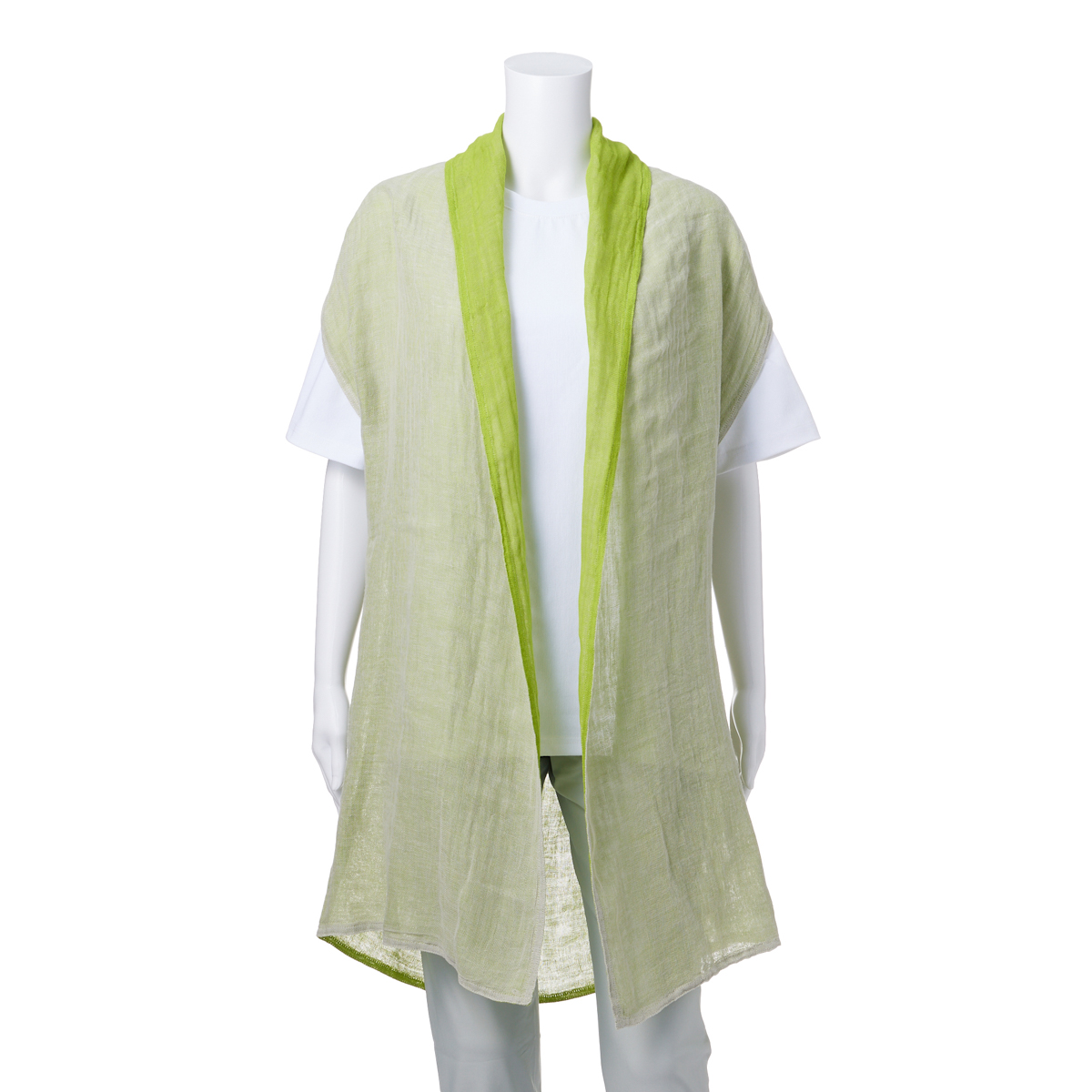 かやショールベスト（ロング）