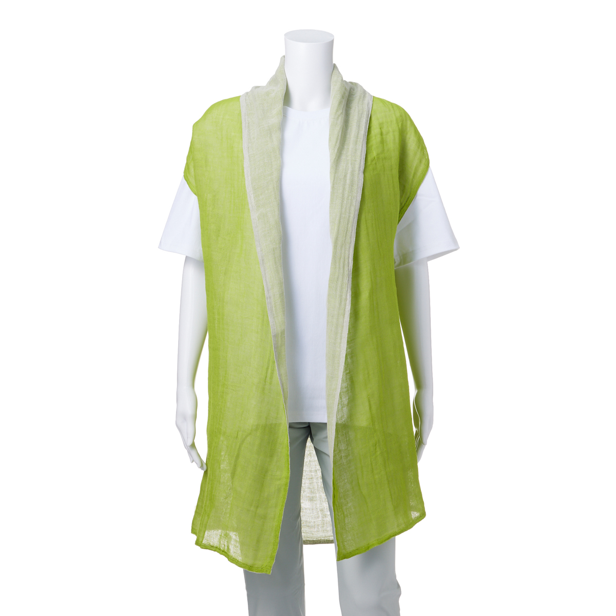 かやショールベスト（ロング）