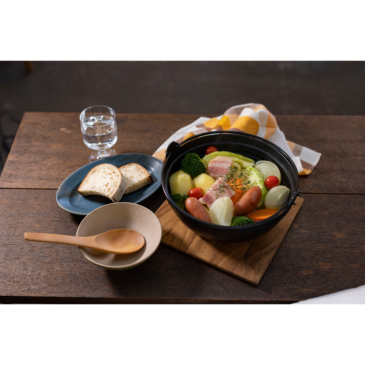 南部鉄器 割烹丸鍋 27cm(池永鉄工)