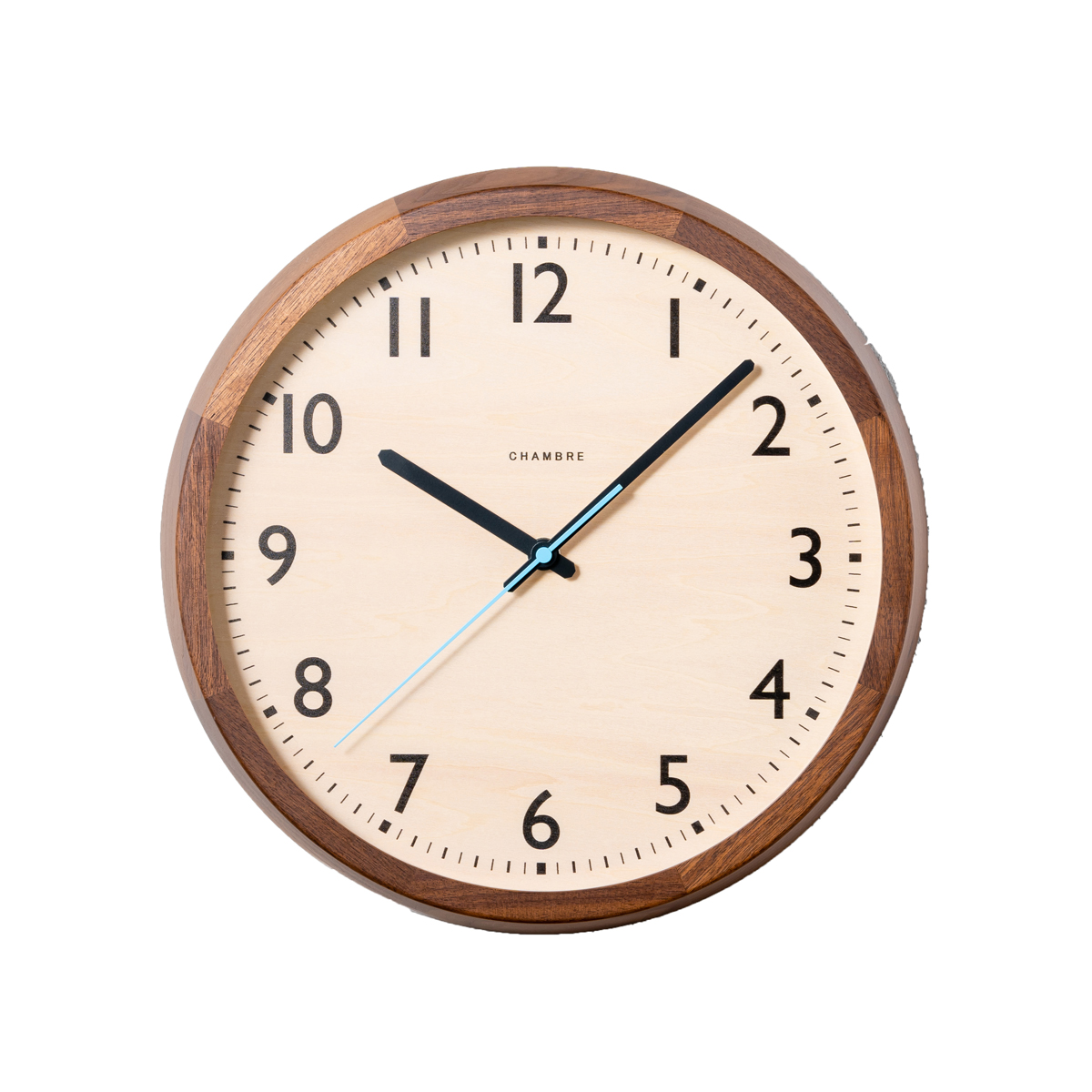 電波掛時計 Chambre DROP CLOCK WALNUT