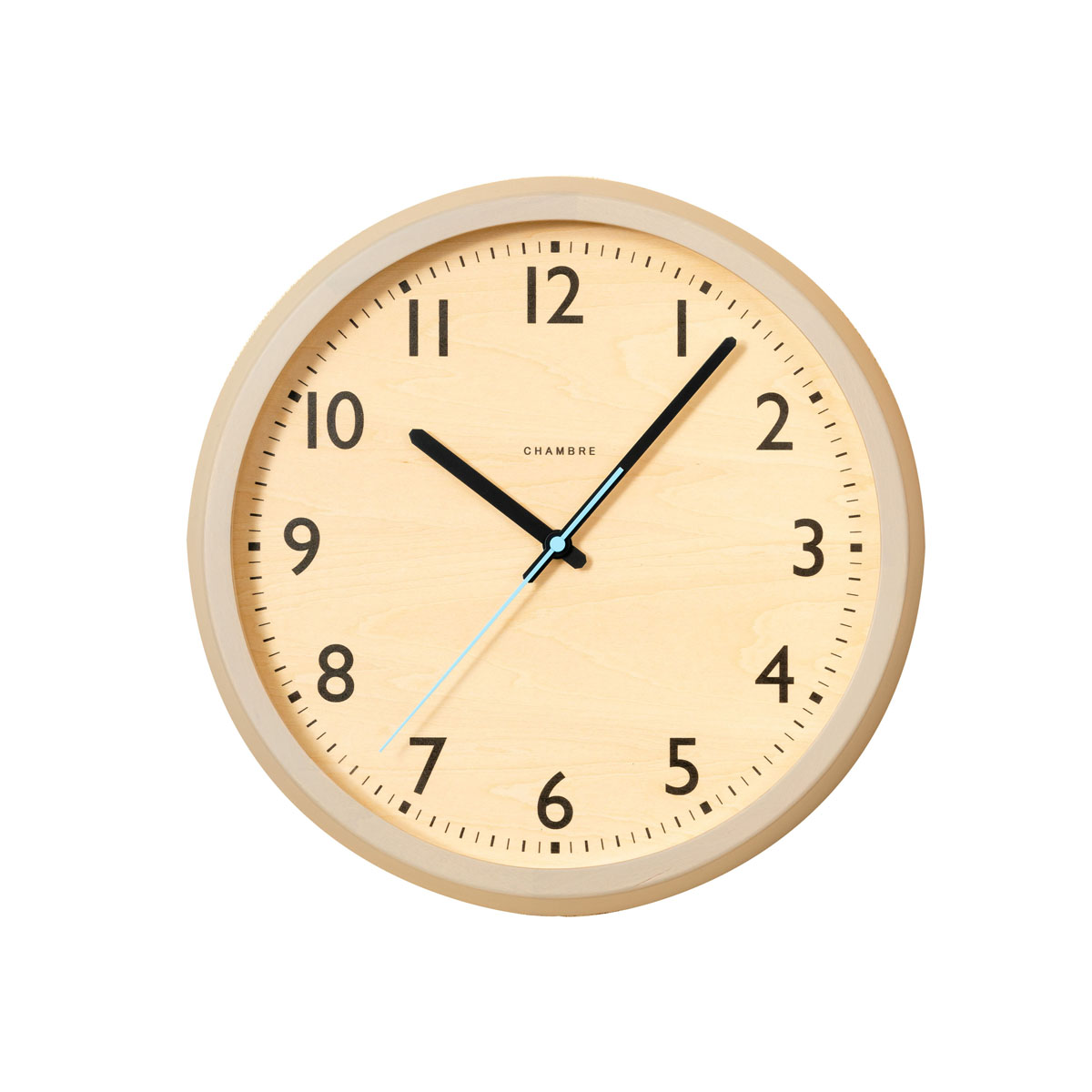 電波掛時計 Chambre DROP CLOCK WARM GRAY