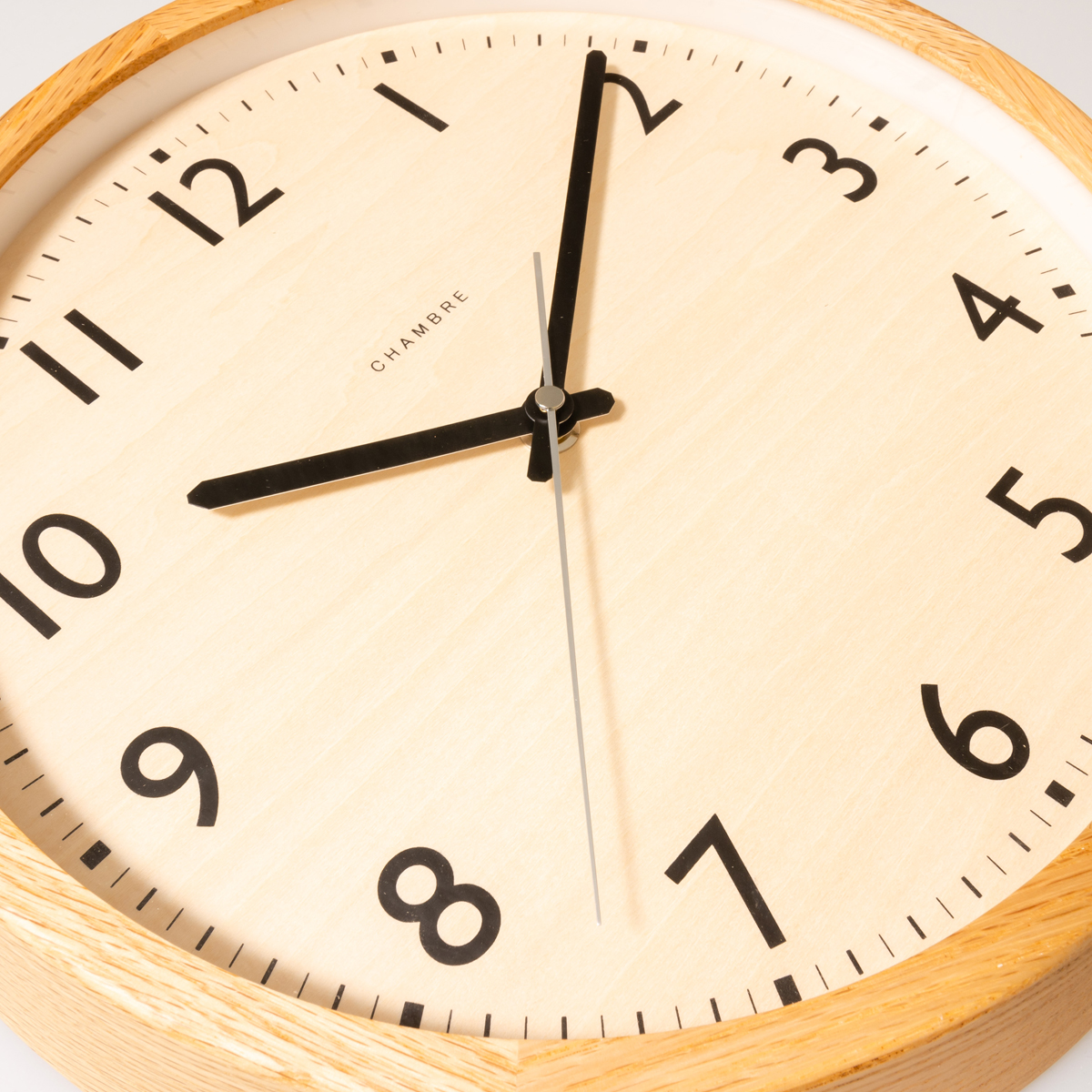 電波掛時計 Chambre DROP CLOCK OAK