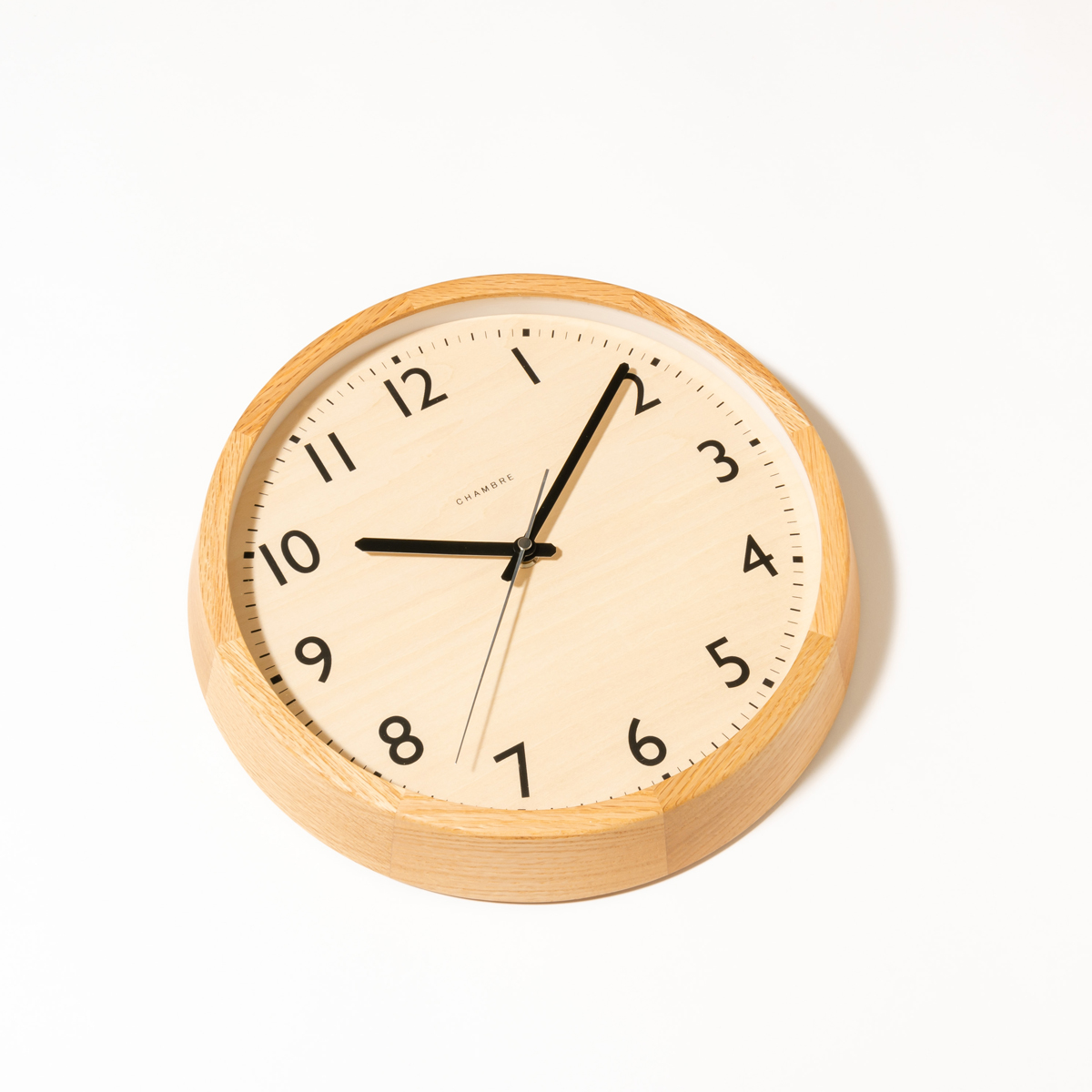 電波掛時計 Chambre DROP CLOCK OAK