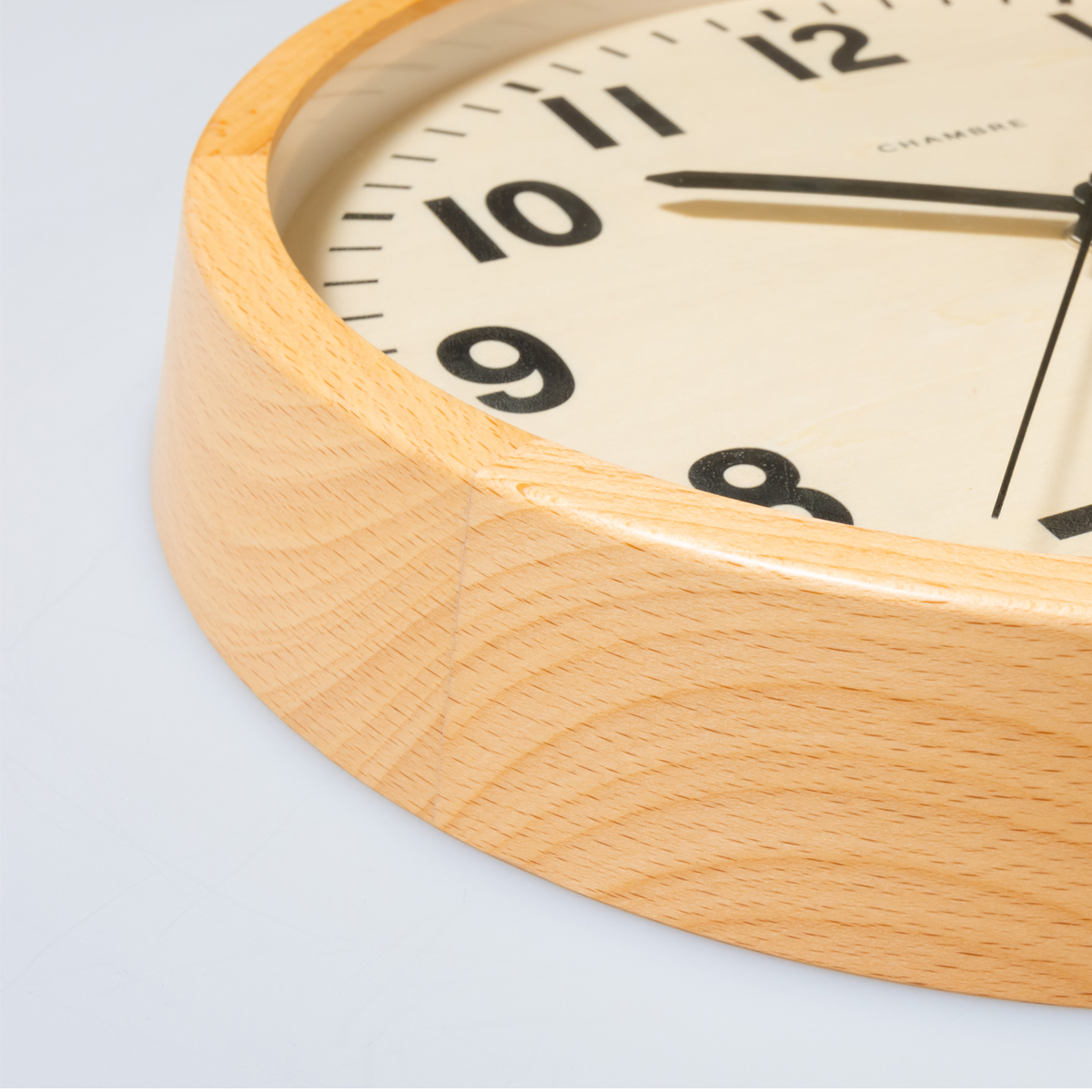 電波掛時計 Chambre PUBLIC CLOCK NATURAL