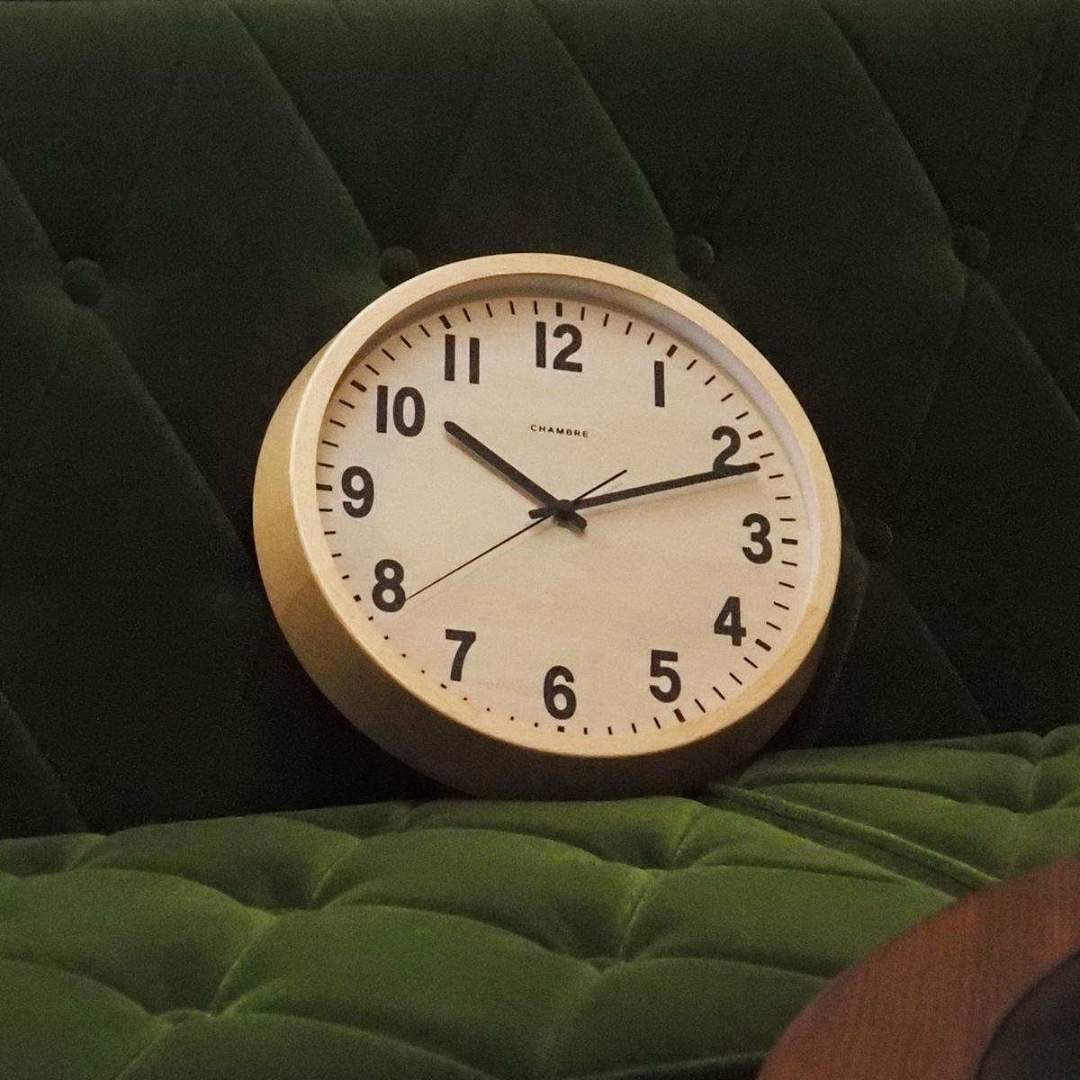 電波掛時計 Chambre PUBLIC CLOCK NATURAL