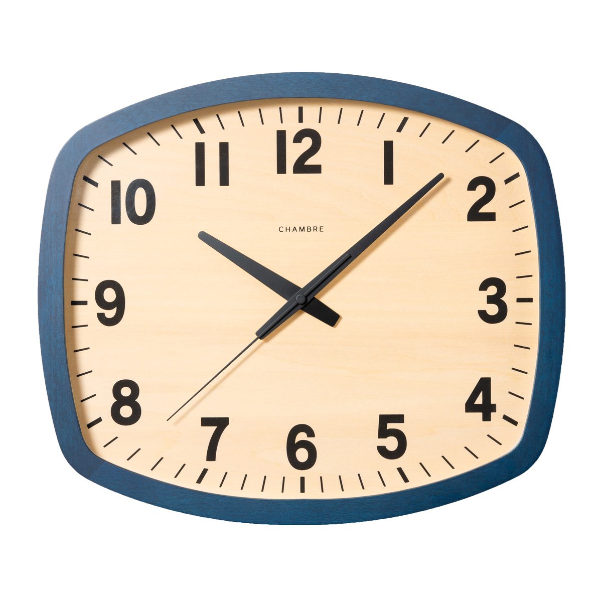 電波掛時計 Chambre R-SQUARE CLOCK NAVY