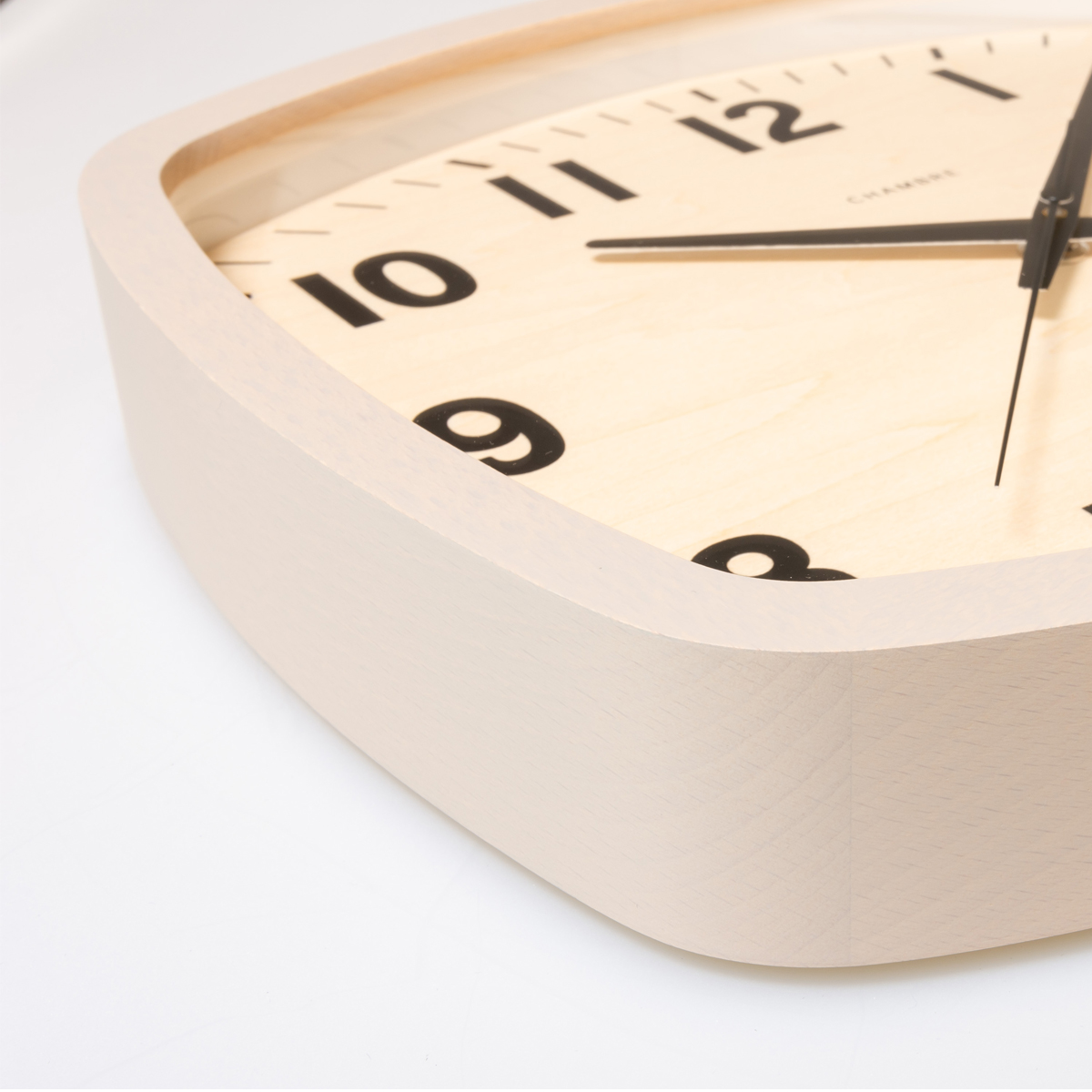 電波掛時計 Chambre R-SQUARE CLOCK GRAY