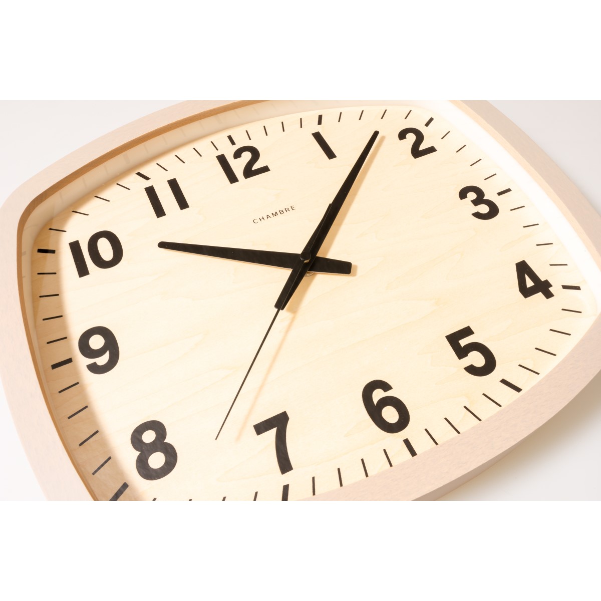 電波掛時計 Chambre R-SQUARE CLOCK GRAY