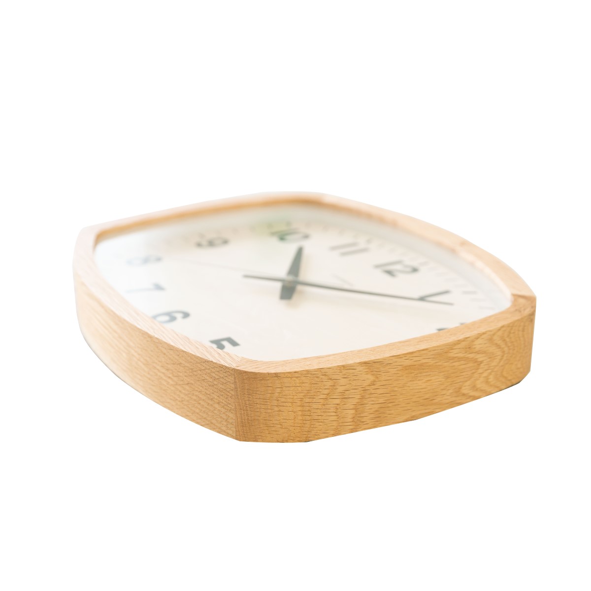 電波掛時計 Chambre R-SQUARE CLOCK OAK