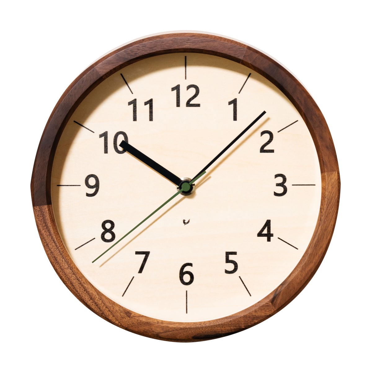 電波掛時計 Chambre ちいさな木の実の掛け時計　くるみ