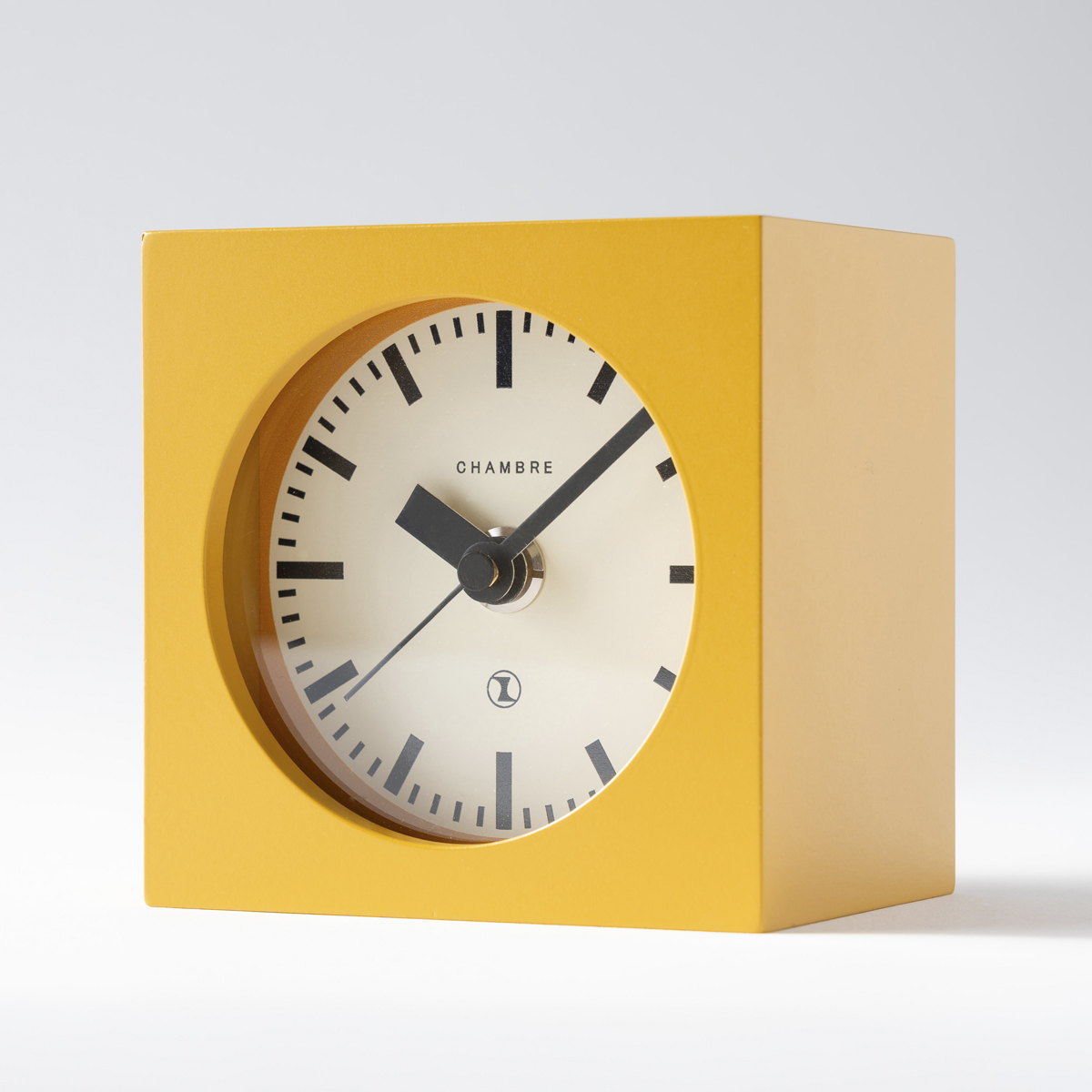 Chambre BLOCK DESK CLOCK 置き時計 MUSTARD
