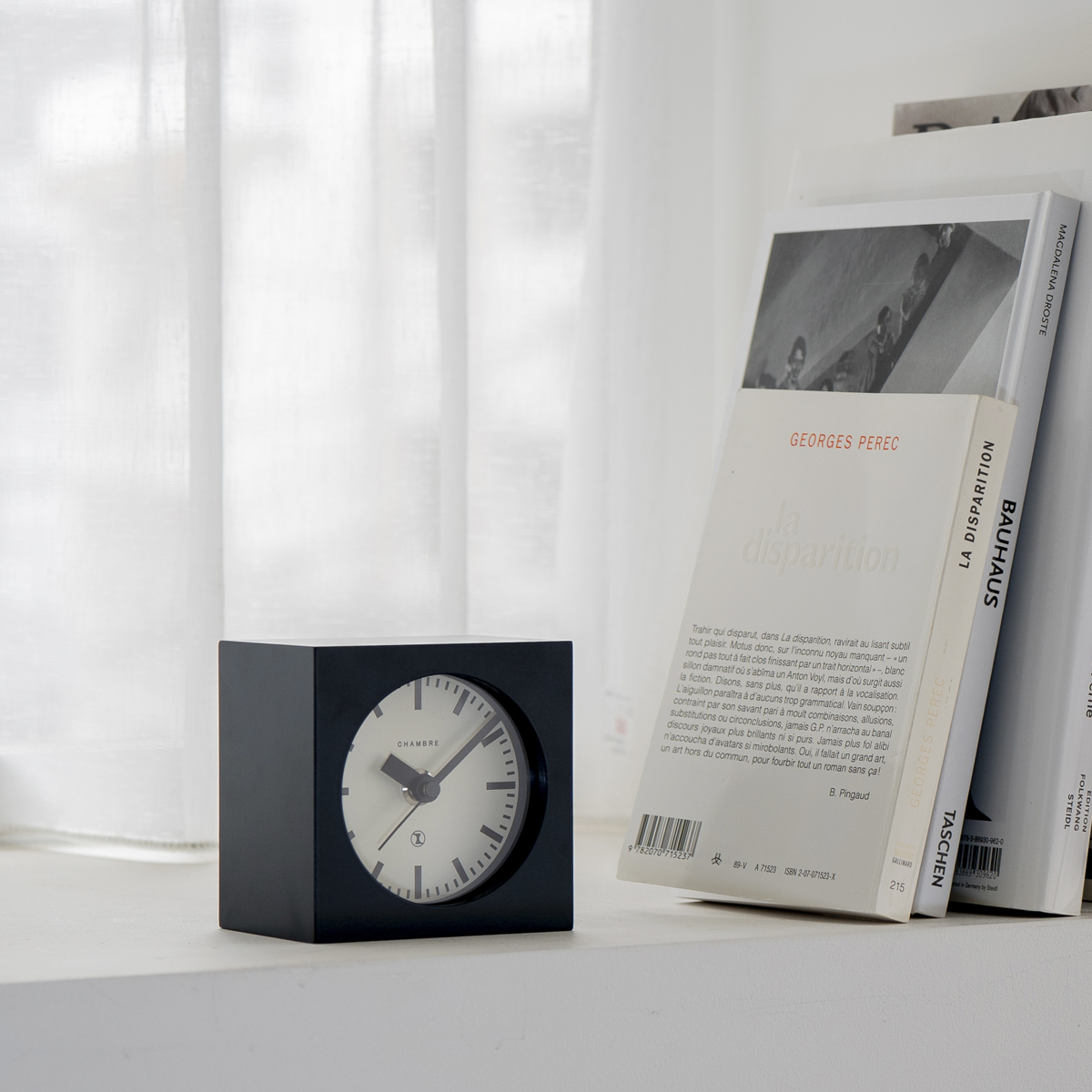 Chambre BLOCK DESK CLOCK 置き時計 BLACK