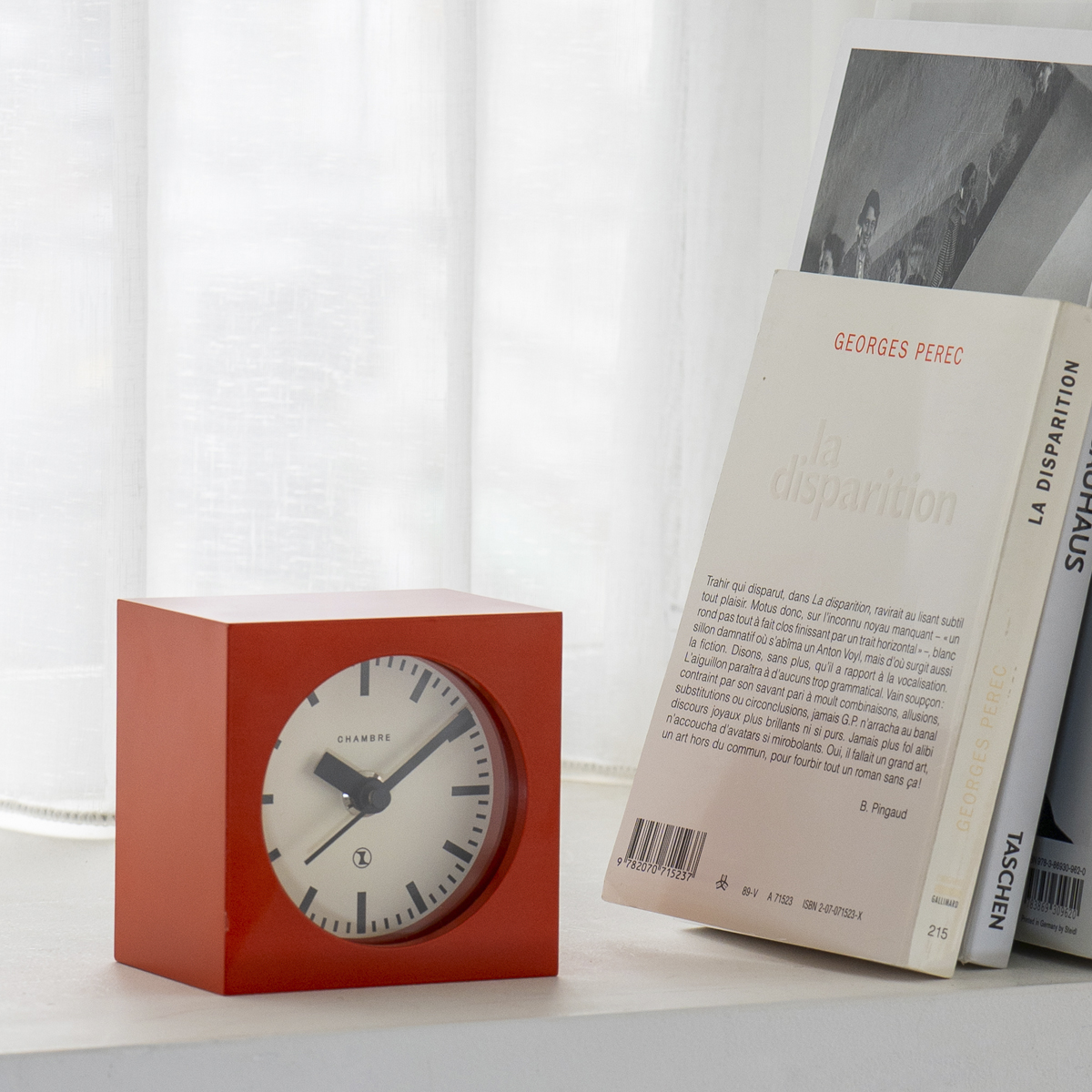 Chambre BLOCK DESK CLOCK 置き時計 RED
