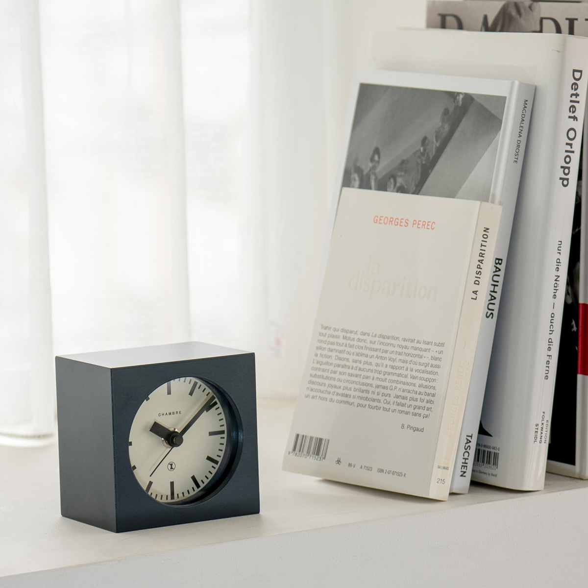 Chambre BLOCK DESK CLOCK 置き時計 NAVY