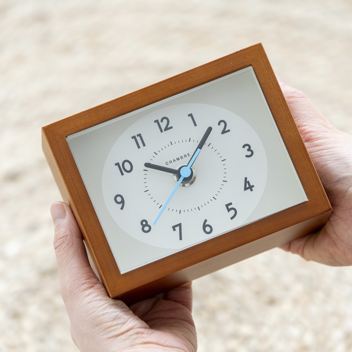 Chambre ひのきの置き時計 CAFE BROWN