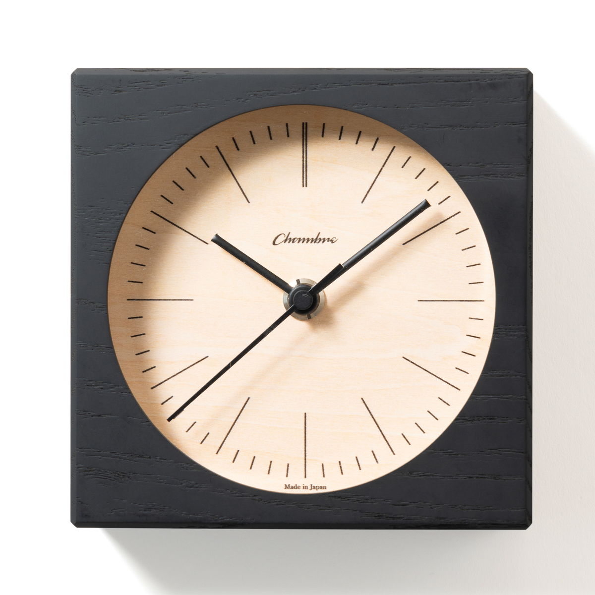 Chambre LINE DESK CLOCK 置き時計 BLACK